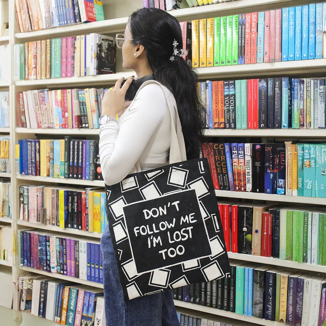 Wander Mood Jute Tote bag