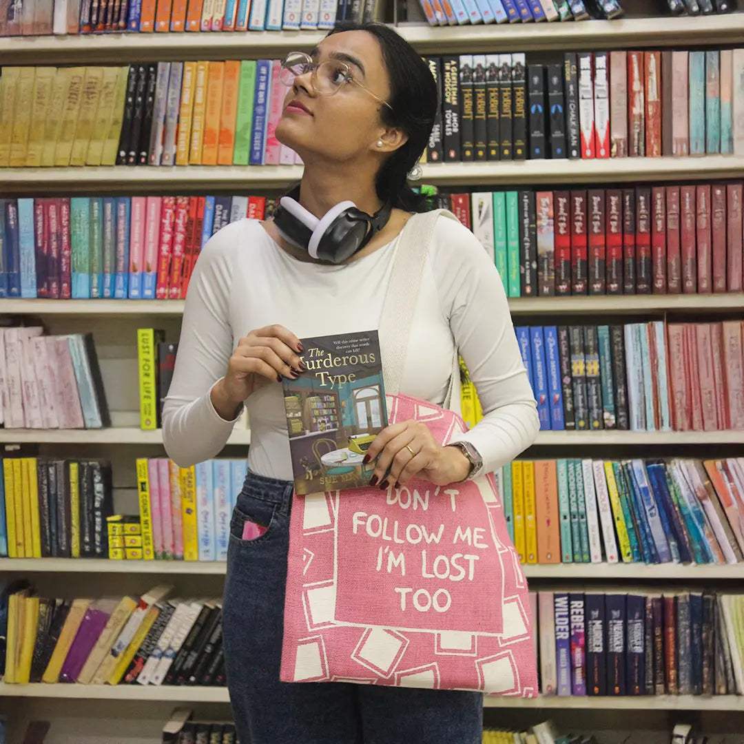 Wander Mood Jute Tote bag