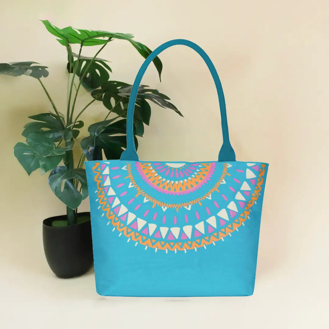 Mandala Neck print Handbag