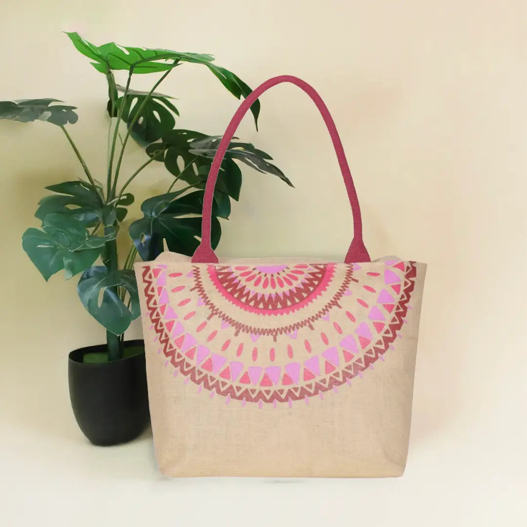 Mandala Neck print Handbag