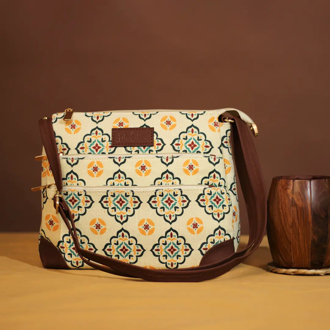 Marrakesh Mosaic PanEdged Sling Bag