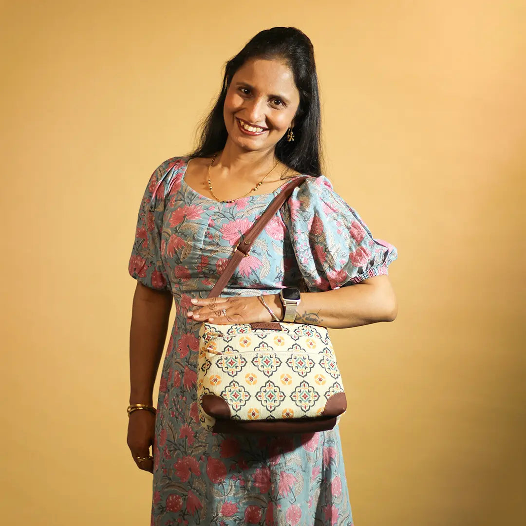 Marrakesh Mosaic PanEdged Sling Bag