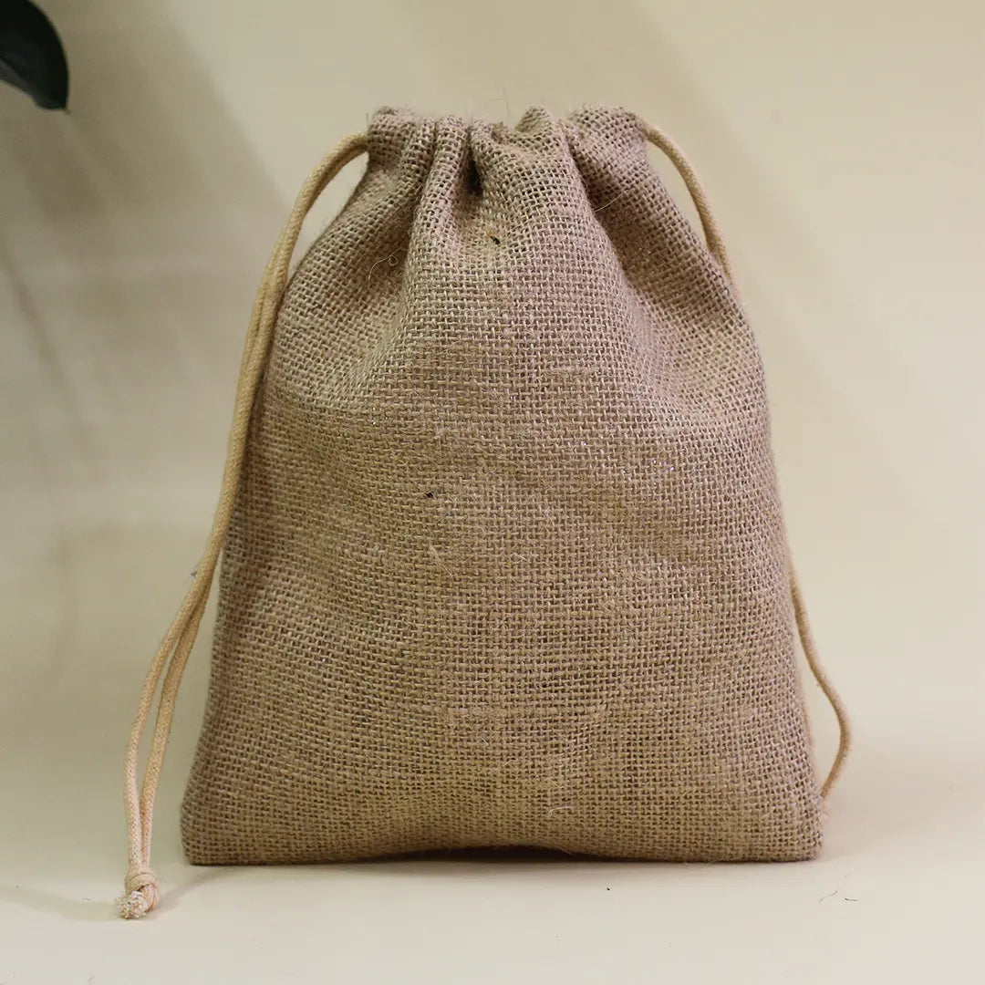 Plain Jute Pouch(9" x 7")- Pack of 100