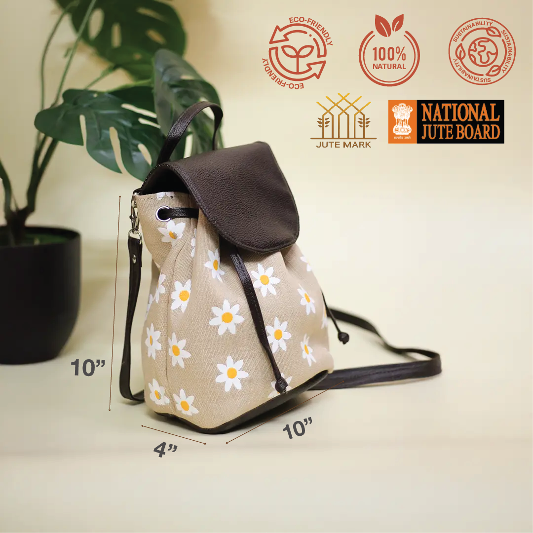 Floral print JUCO Backpack