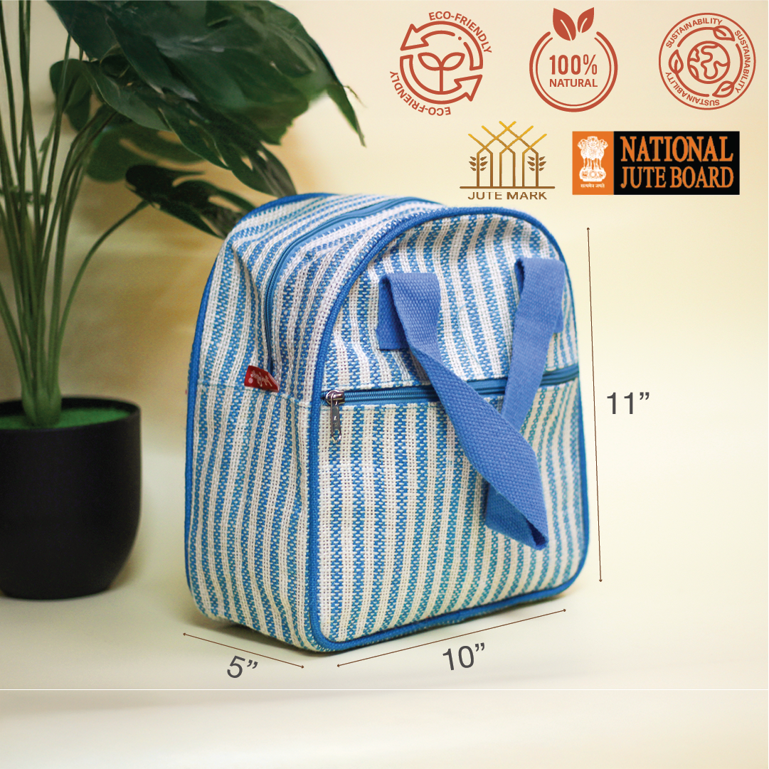 Striped U-shape Lunch Zipper