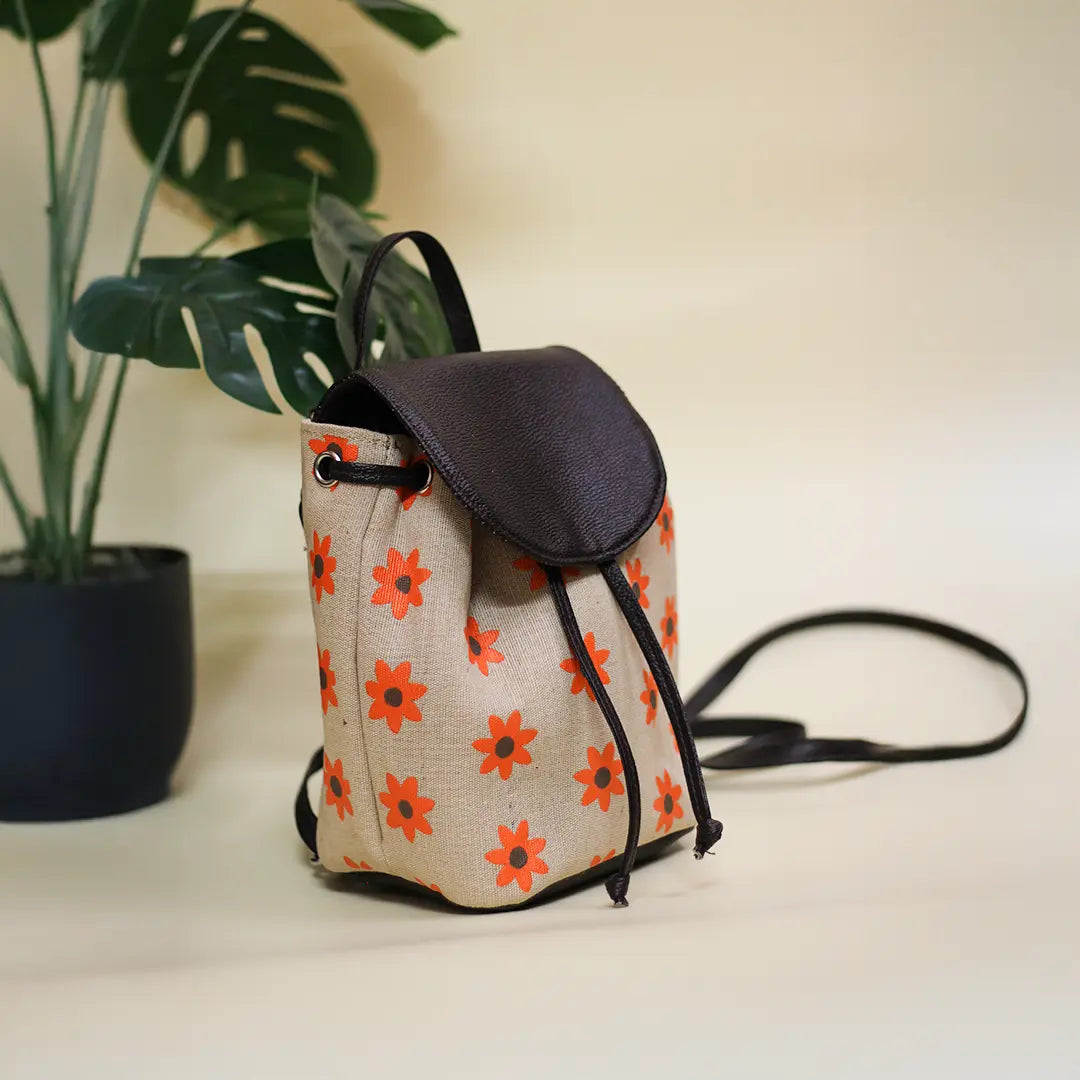Floral print JUCO Backpack