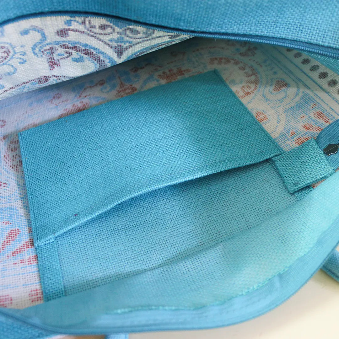 Peacock Zipper Shopping Bag