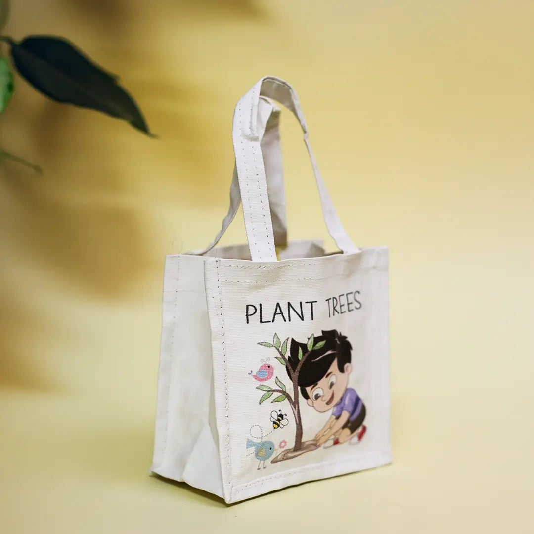 Assorted Gift bag-Plant trees & Keep Smiling(Pack of 3)