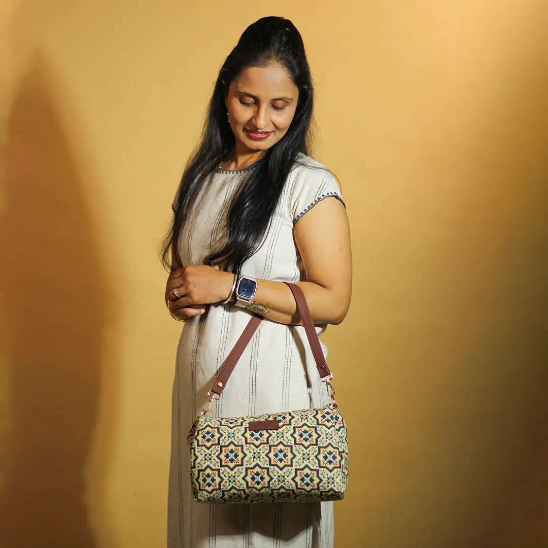 Souk Geometry Longline Sling Bag