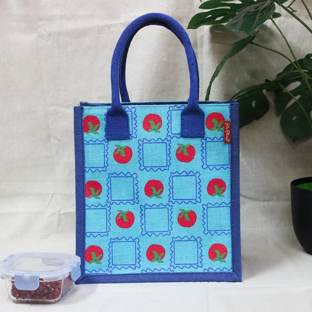 Tomato Jute Lunch bag
