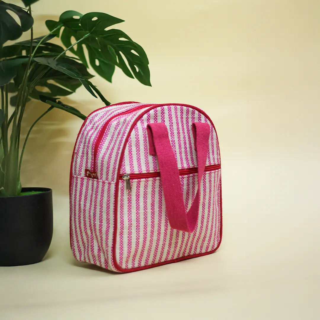 Striped U-shape Lunch Zipper