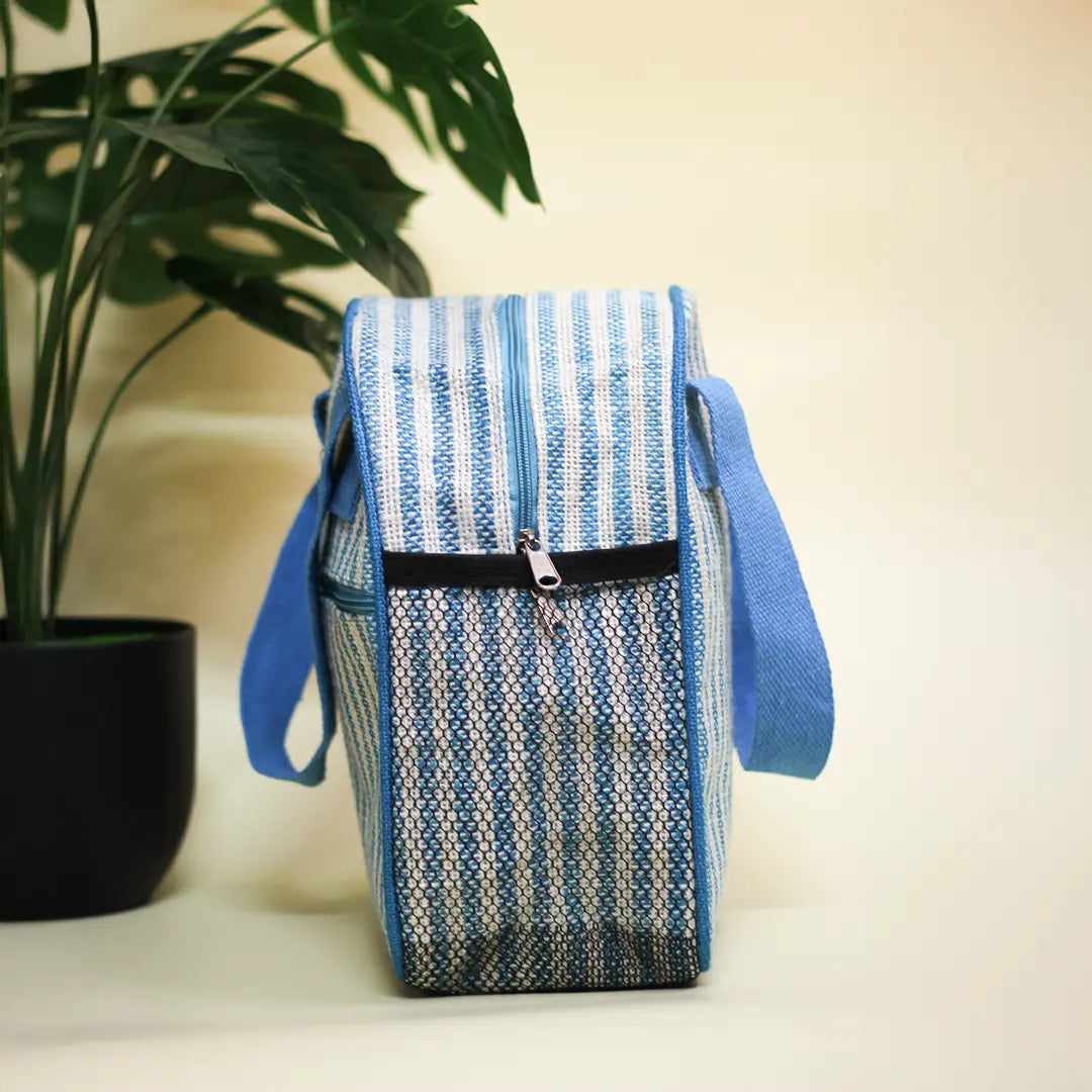 Striped U-shape Lunch Zipper