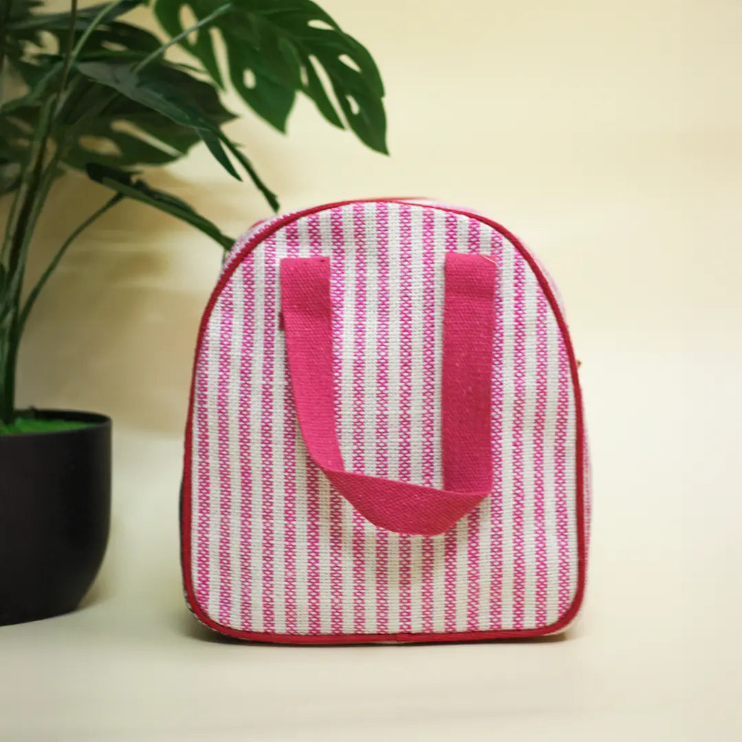 Striped U-shape Lunch Zipper