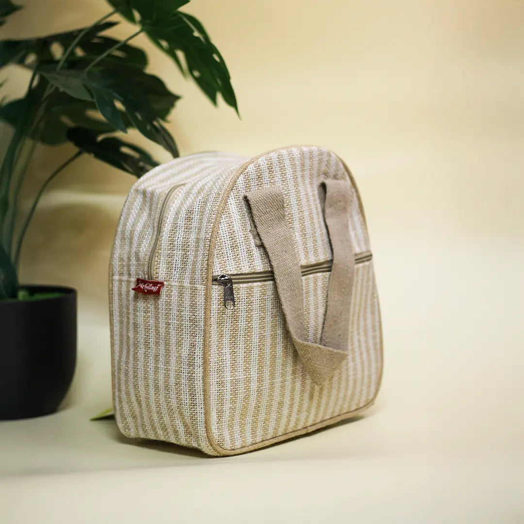 Striped U-shape Lunch Zipper