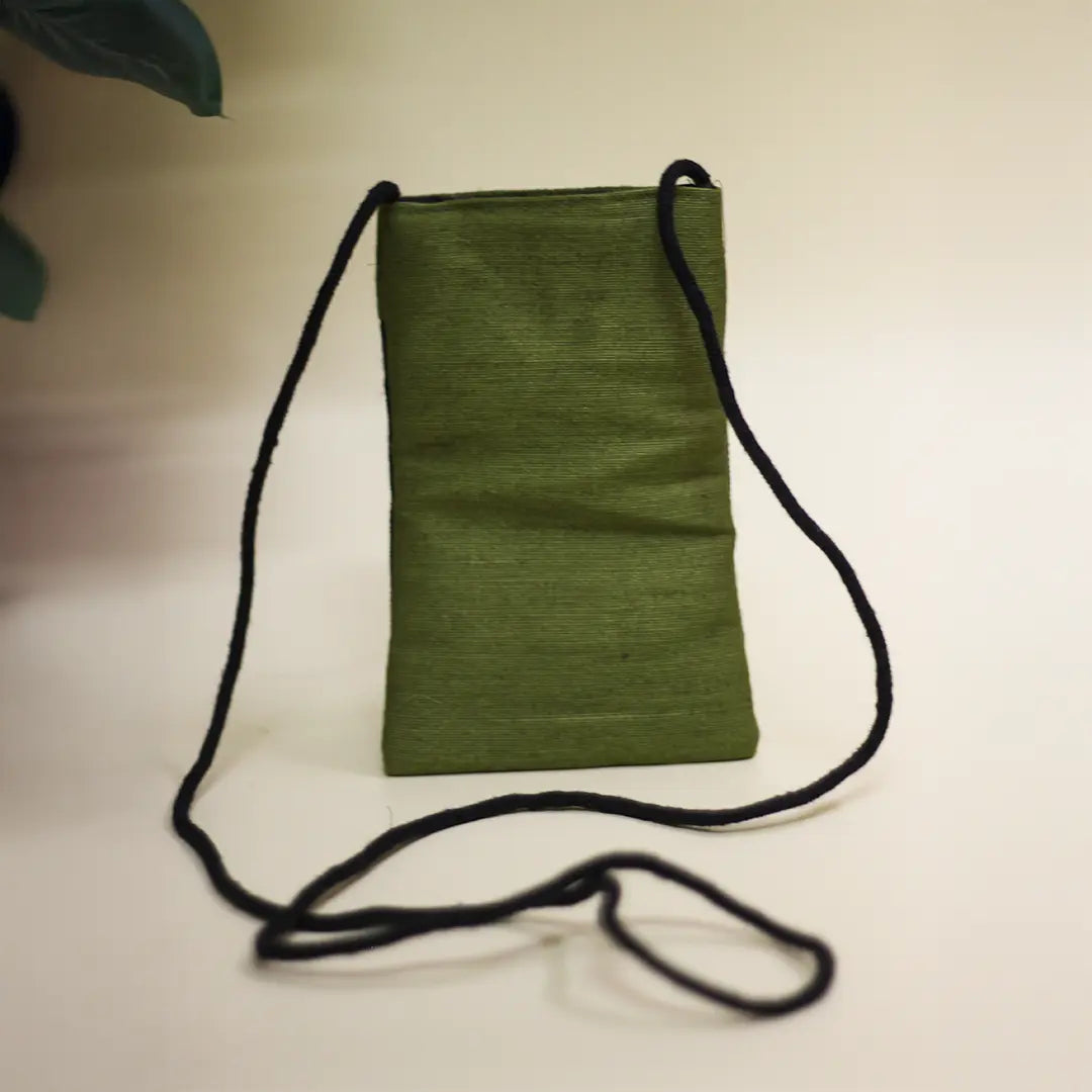 Warli Jute Mobile sling bag