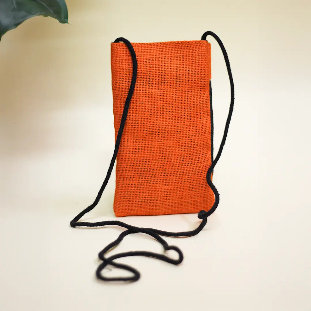 Warli Jute Mobile sling bag