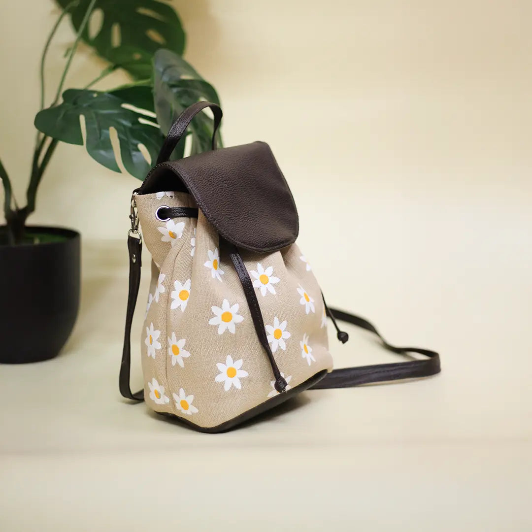 Floral print JUCO Backpack