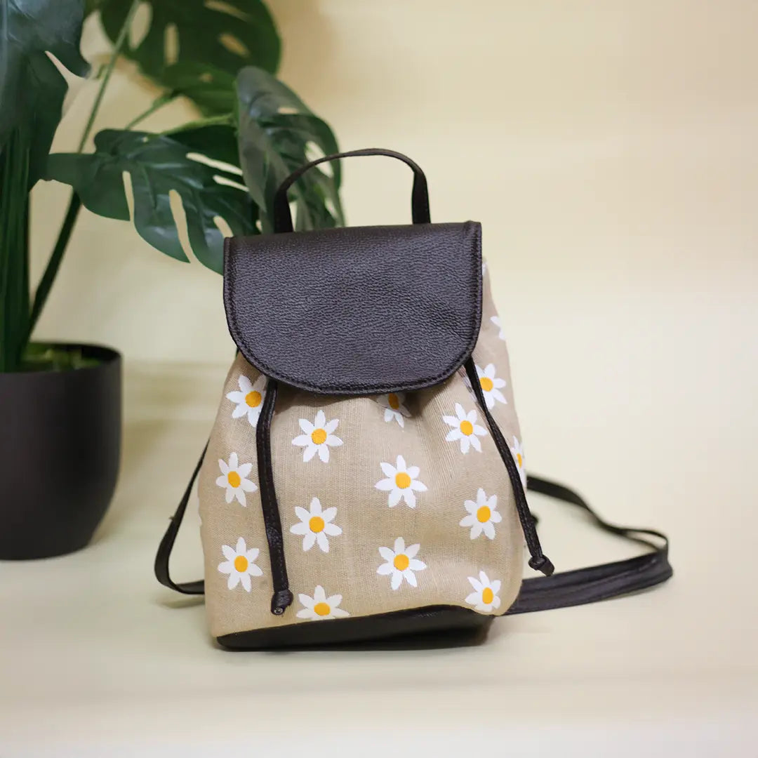 Floral print JUCO Backpack