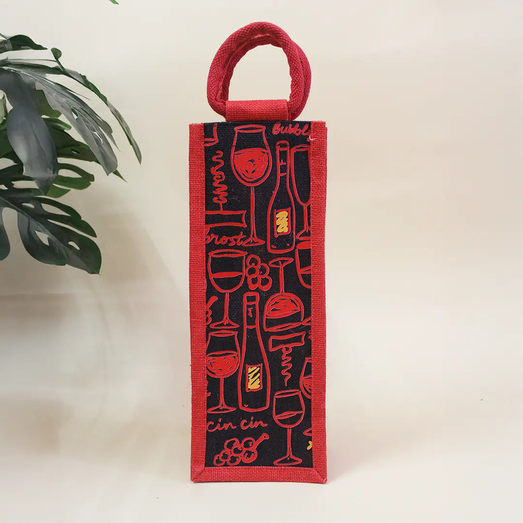 Wine Glasses Bottle bag