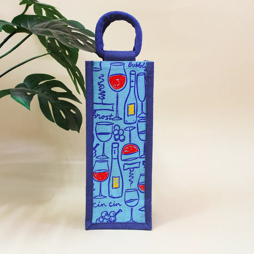 Wine Glasses Bottle bag