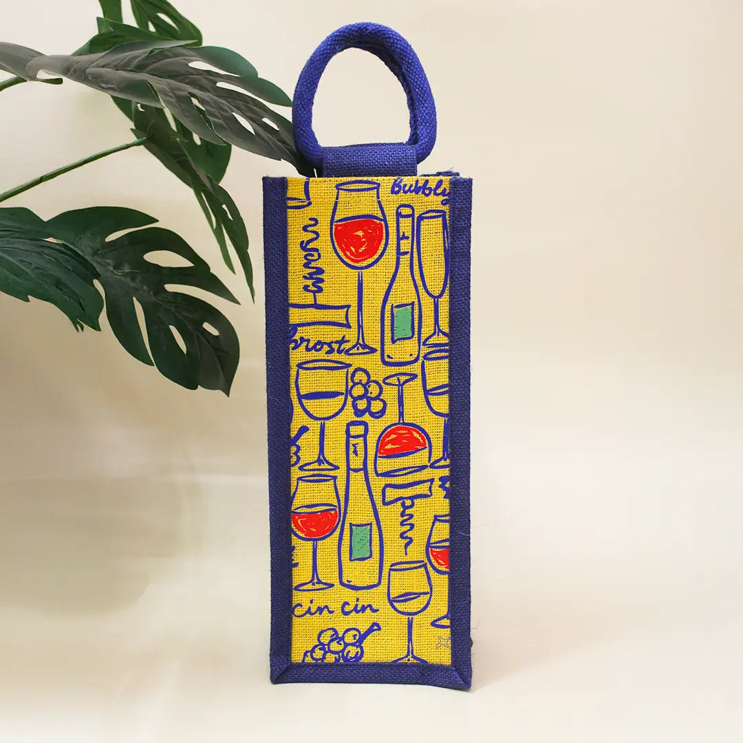 Wine Glasses Bottle bag