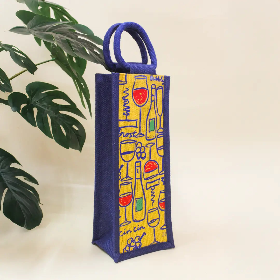 Wine Glasses Bottle bag
