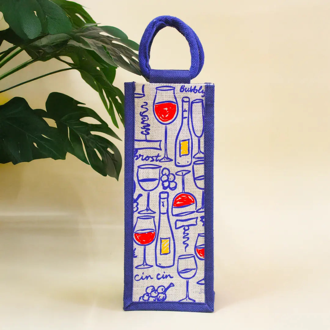 Wine Glasses Bottle bag