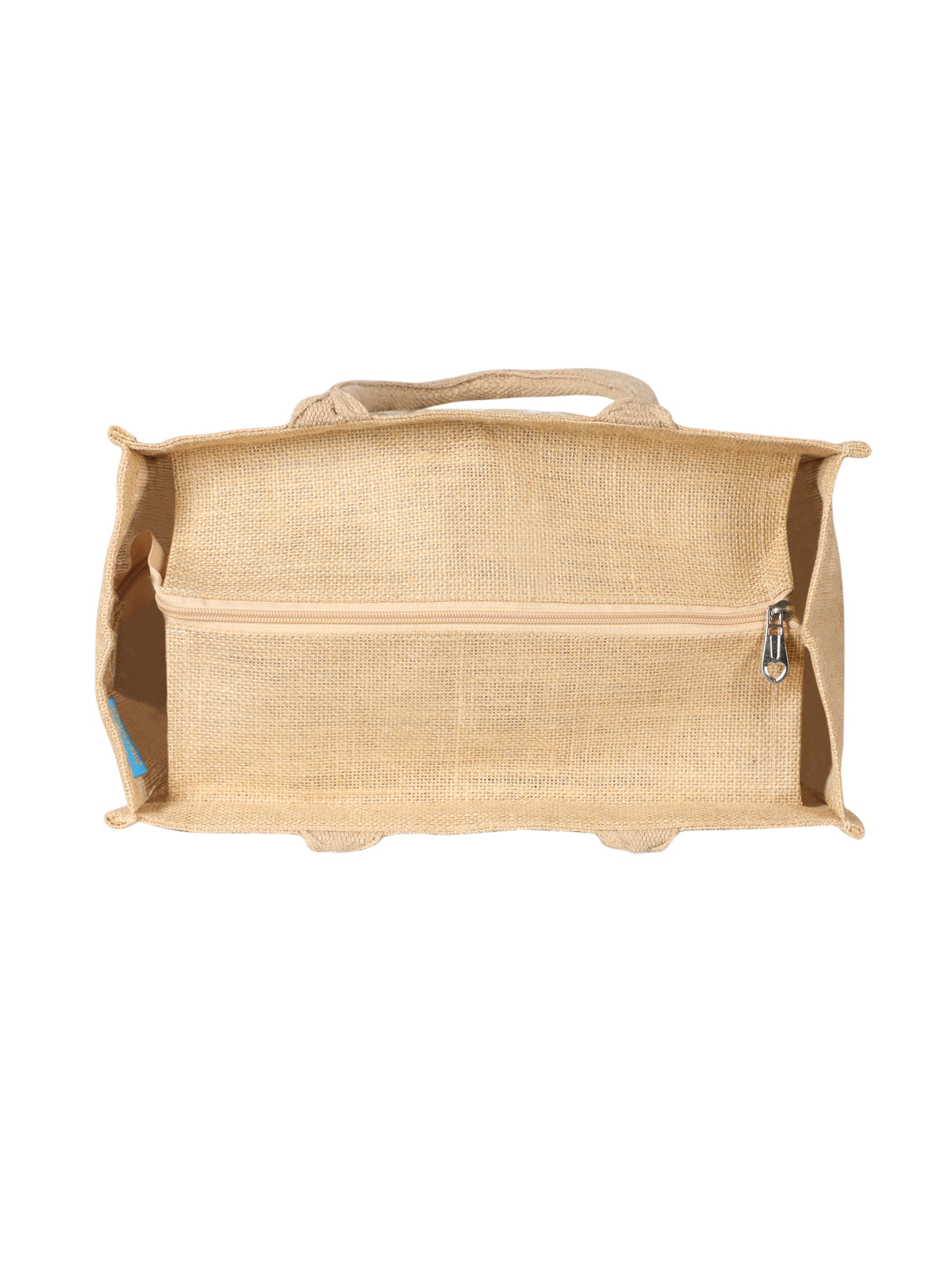 SAY NO 12X12 ZIPPER (B-199-NATURAL)