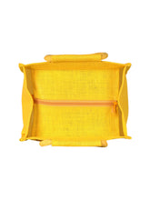Load image into Gallery viewer, 11 X 10 X 7 - SPEC MOUSTACHE PRINT ZIPPER LUNCH (B-201-YELLOW)
