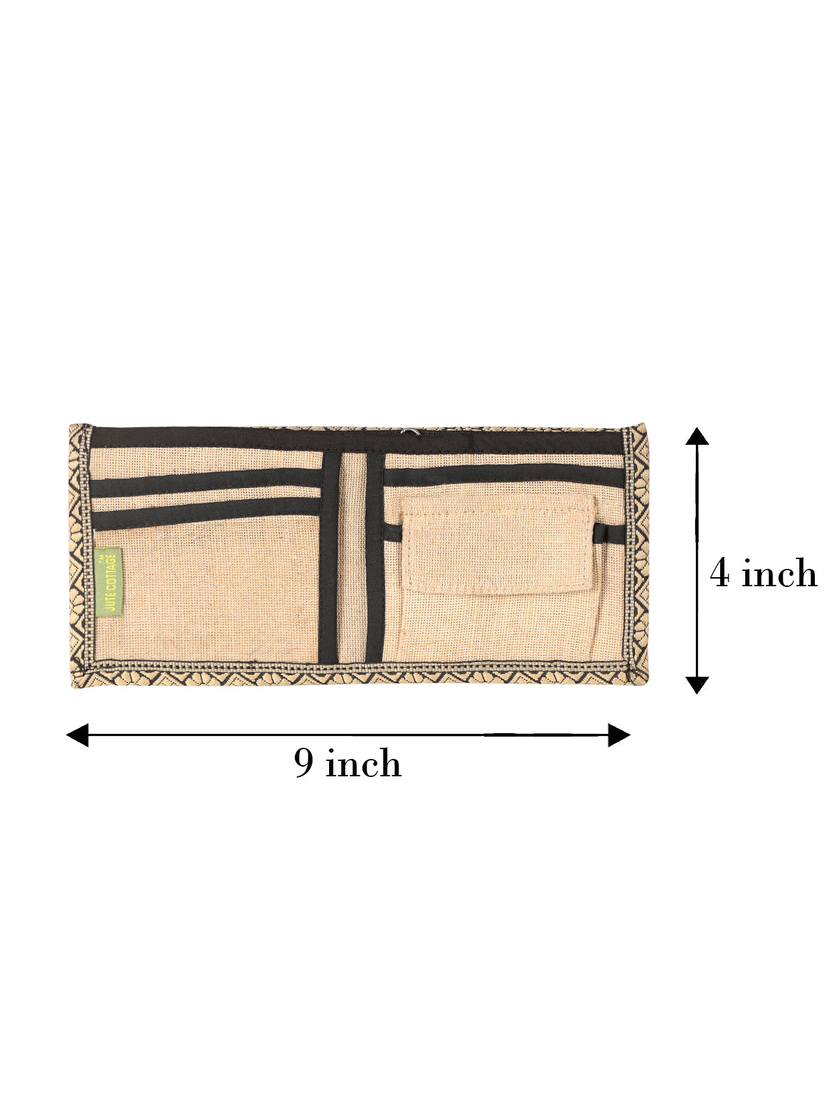 WALLET FLOWER MOTIF (A-120-BLACK)