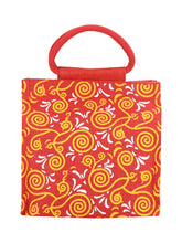 Load image into Gallery viewer, 10 X 10 X 6 -  ALL OVER NEW PRINT 2 COLOUR ZIPPER- (B-057-RED)
