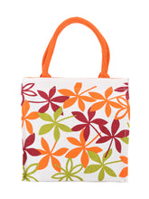Load image into Gallery viewer, 12 X 12 X 7 - JUCO PRINTED ZIPPER LUNCH WITH BASE (B-073-ORANGE)

