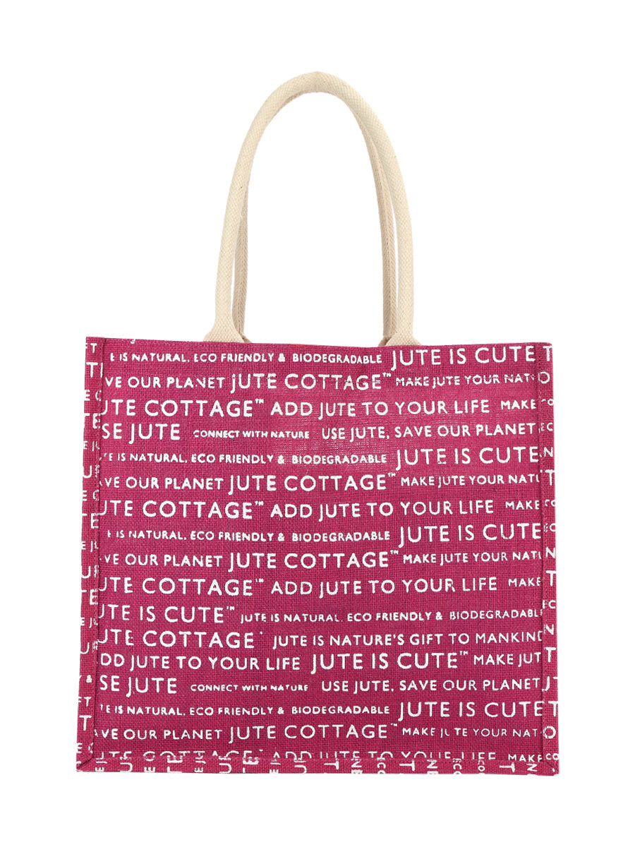 14 X 16 X 7 - JC PRINT LONG HANDLE (B-056-HOT PINK)