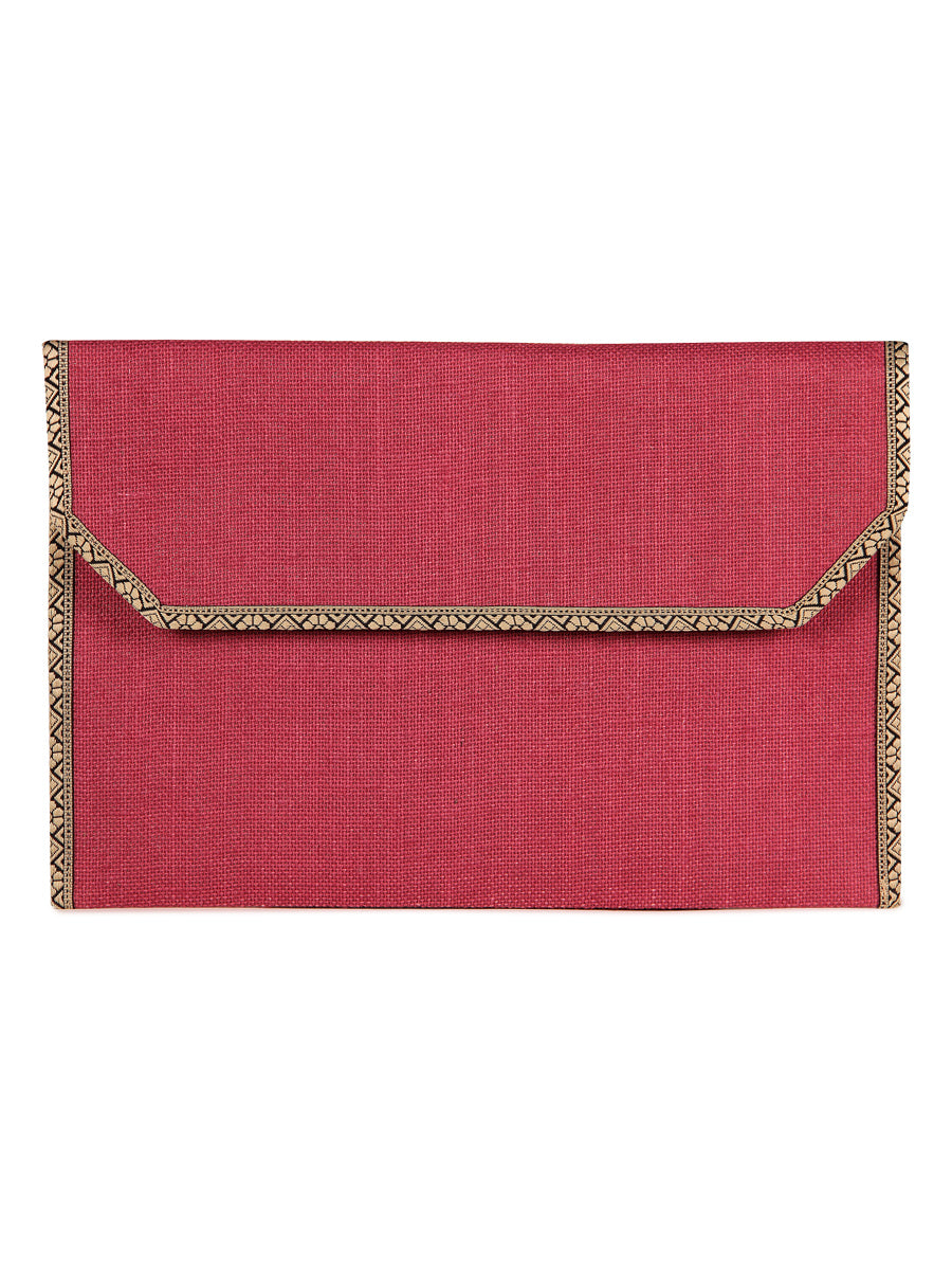 FOLDER WITH FULL FLAP ZIPPER (A-016-NAVY BLUE)