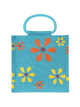 Load image into Gallery viewer, 10 X 10 X 7 - MULTI FLOWER LUNCH (B-106-TURQUOISE BLUE)

