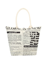 Load image into Gallery viewer, GLOBAL ZIPPER BAG (B-063-WHITE)
