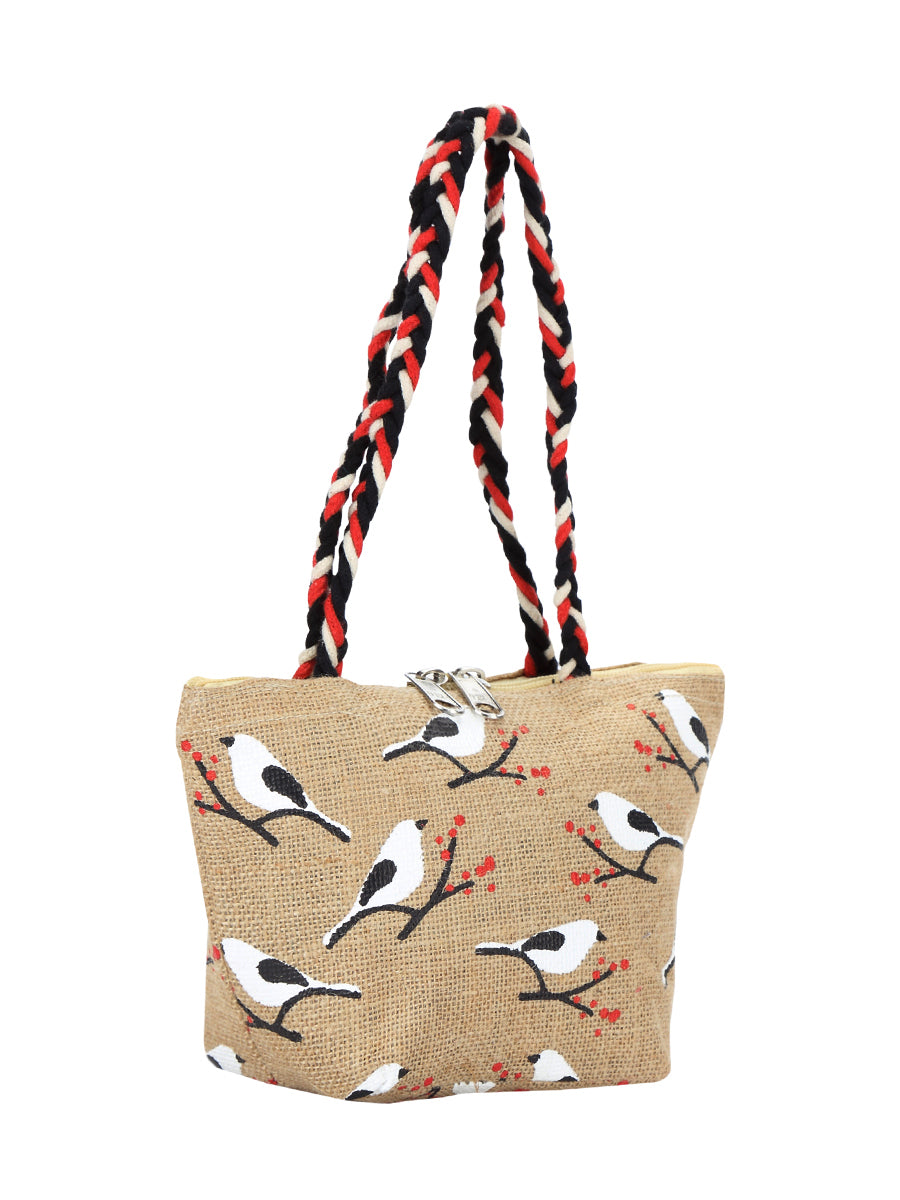 D LOCK SML BIRD PRINT (B-111-GREEN)