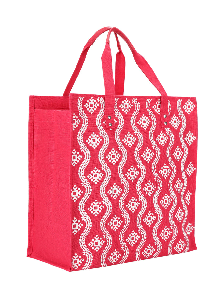 16X16 PRINTED ZIPPER JUCO WITH BASE (B-031-HOT PINK)