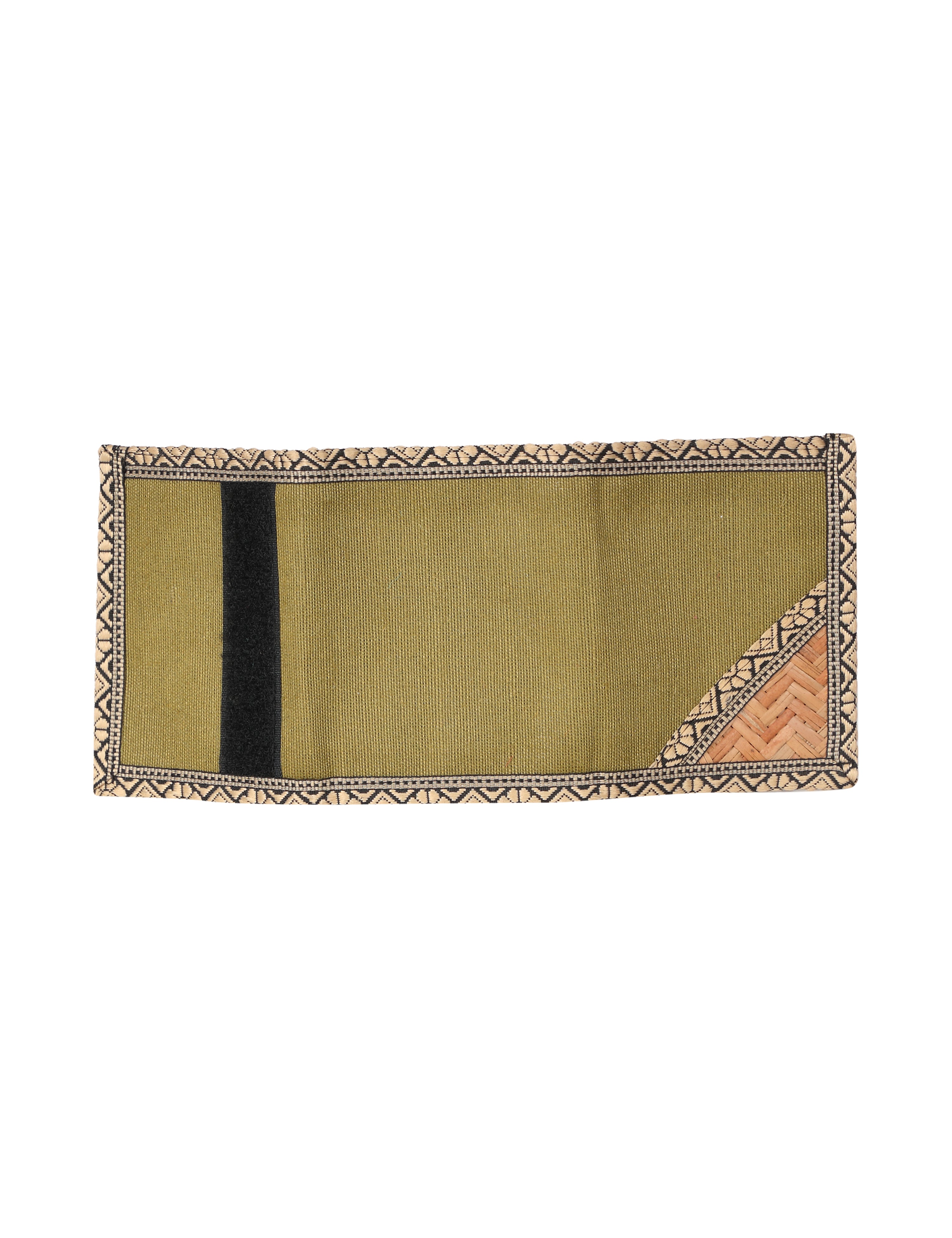 JUTE COTTAGE WALLET 3 FOLD,  SUSTAINABLE, ECO-FRIENDLY, 100% GENUINE, STYLISH JUTE WALLET (OLIVE GREEN 4.5X3.5)