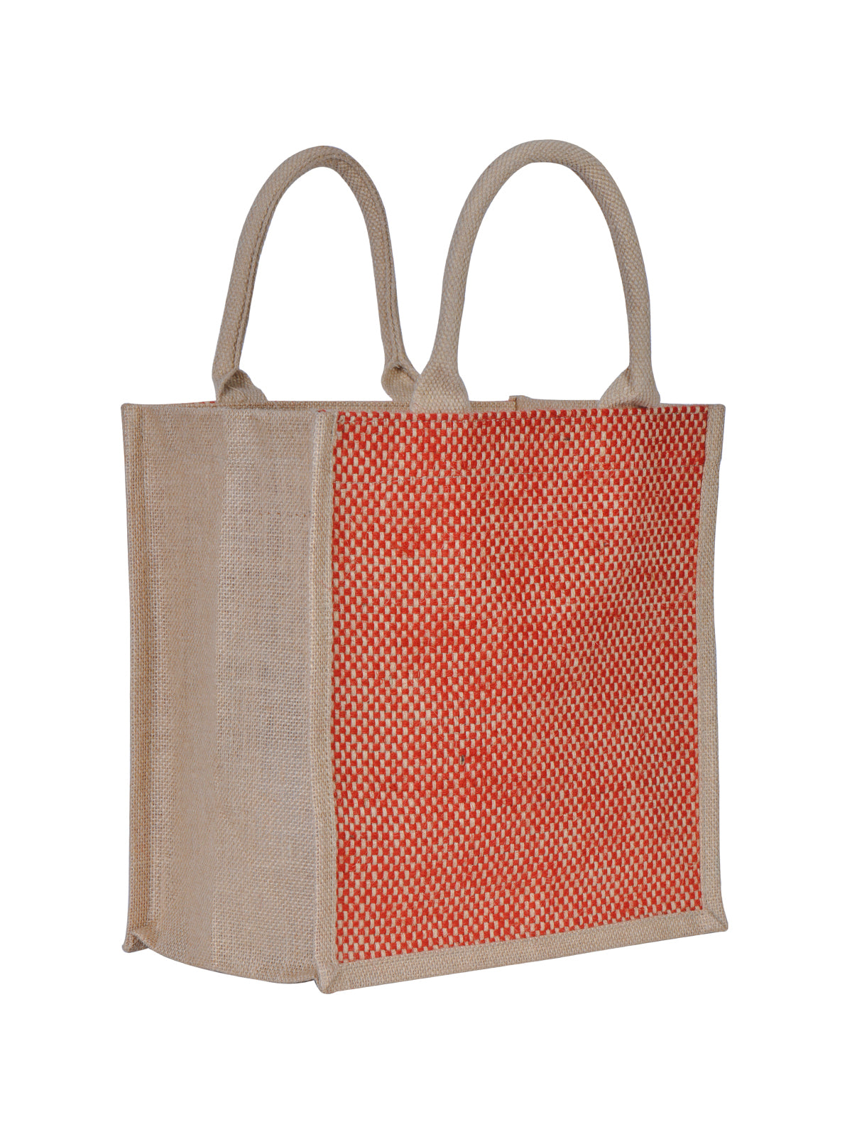 Mat weave lunch bag