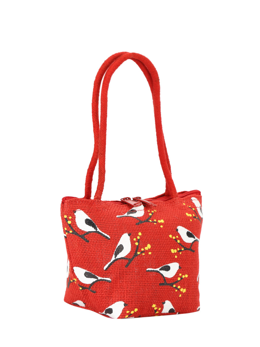 D LOCK SML BIRD PRINT (B-111-GREEN)