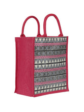 Load image into Gallery viewer, 13 X 11 X 7 - AZTEC PRINT LUNCH BAG (B-064-BROWN)
