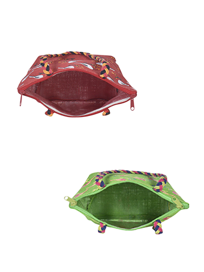 Combo of D LOCK LARGE BIRD 7X11 (B-139-GREEN) and D LOCK LARGE BIRD 7X11 (B-139-RED)