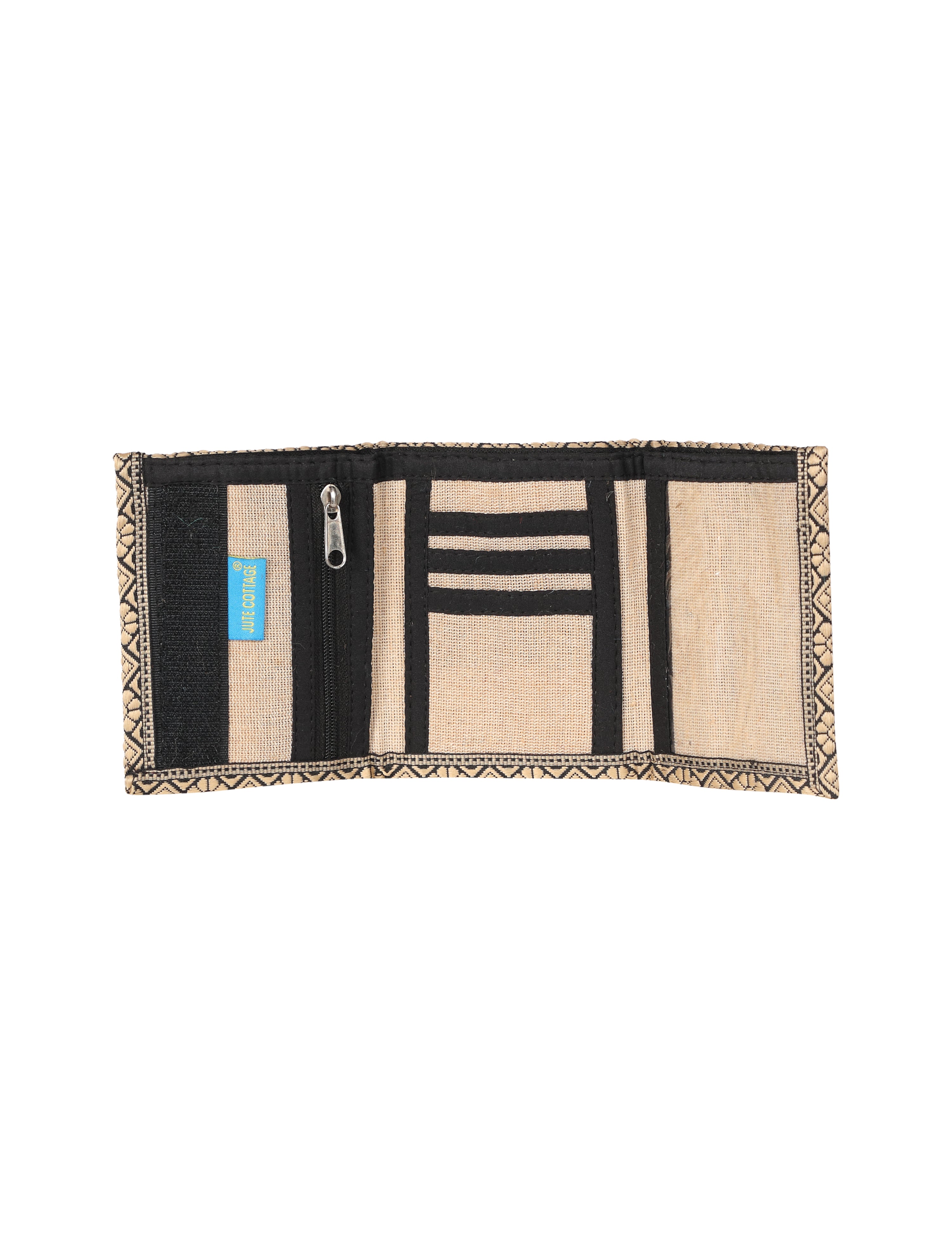 JUTE COTTAGE WALLET 3 FOLD,  SUSTAINABLE, ECO-FRIENDLY, 100% GENUINE, STYLISH JUTE WALLET (OLIVE GREEN 4.5X3.5)