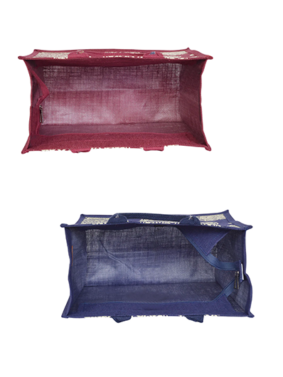 Combo of 14X14 FLORAL CHAKRA PRINT ZIPPER (B-165-MAROON) and 14X14 FLORAL CHAKRA PRINT ZIPPER (B-165-BLUE)