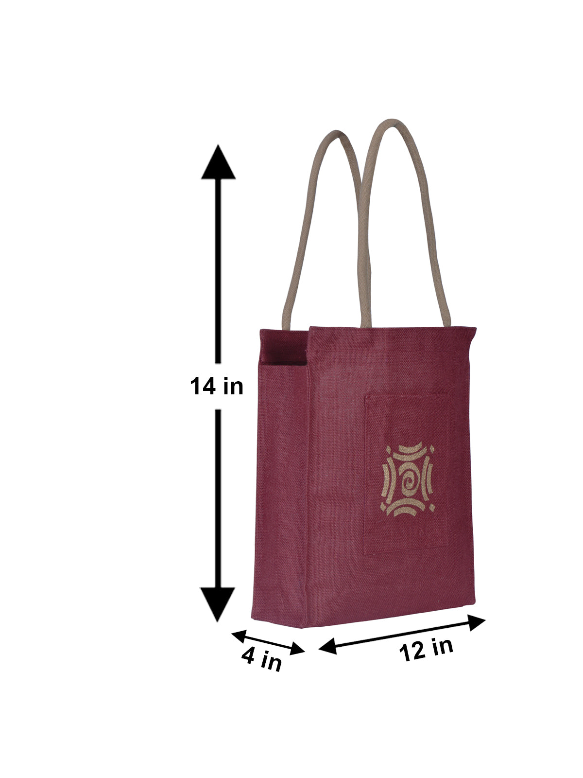 LONG COLLEGE 14X12 ZIPPER (D-008-MAROON)