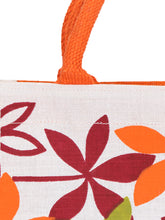 Load image into Gallery viewer, 12 X 12 X 7 - JUCO PRINTED ZIPPER LUNCH WITH BASE (B-073-ORANGE)
