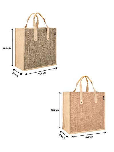 Combo of 16x16 HERRINGBONE ZIPPER (B-120-BLACK) and 16x16 HERRINGBONE ZIPPER (B-120-BROWN)