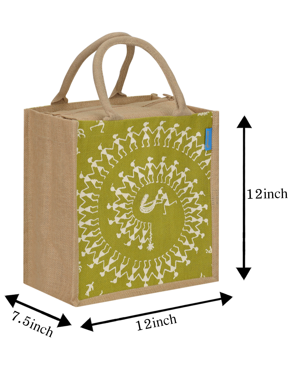 12 X 12 X 7.5 - WARLI ZIPPER LUNCH (B-210-OLIVE GREEN)