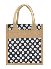 Load image into Gallery viewer, 11 X 10 X 7.5 - POLKA ZIPPER LUNCH (B-221-BLACK)
